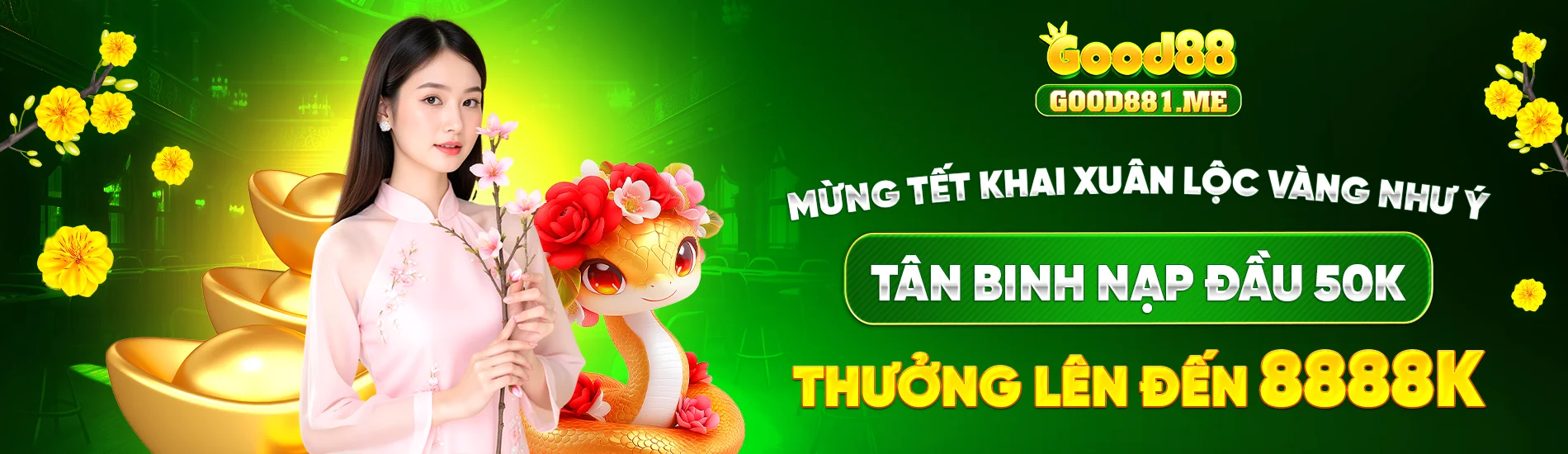 Tân Thủ Nạp Đầu 50K Tặng Thưởng Lên Đến 8888K